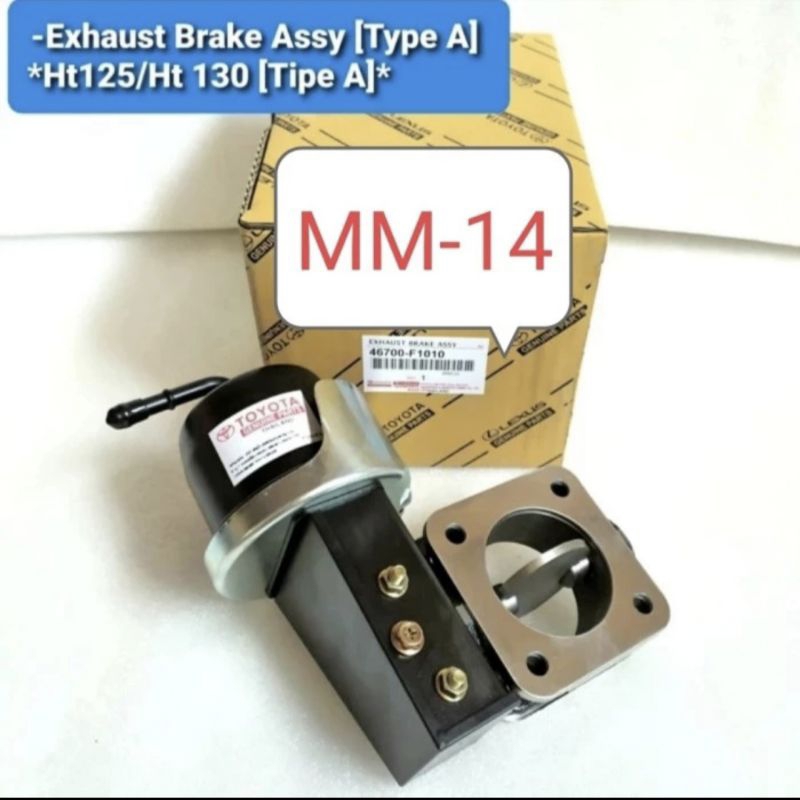 EXHAUST BRAKE ASSY KENALPOT DYNA TOYOTA HT125 130HT OEM BERGARANSI
