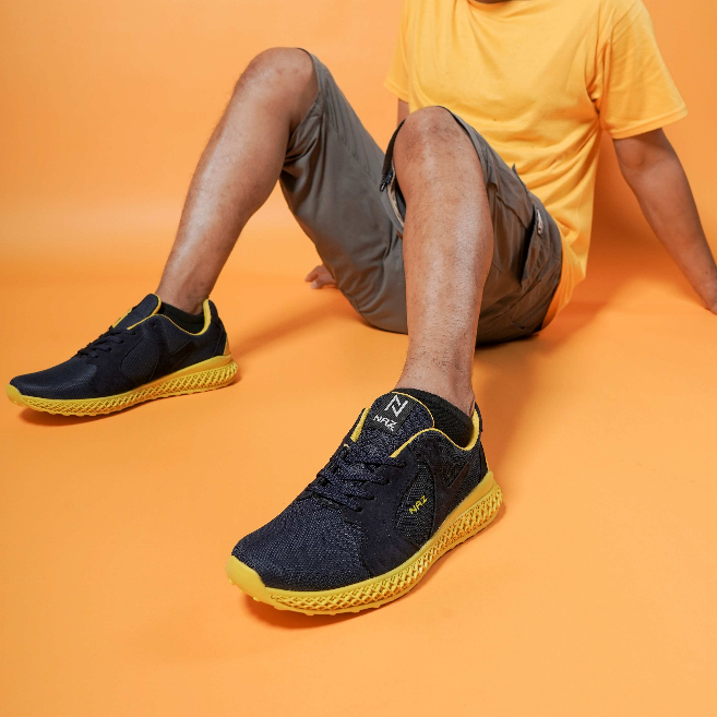 Sepatu Sneakers Pria Casual Sport Shoes Sepatu Olahraga Running Gym Santai Hangout Travelling Original Naz Dalvin Navy