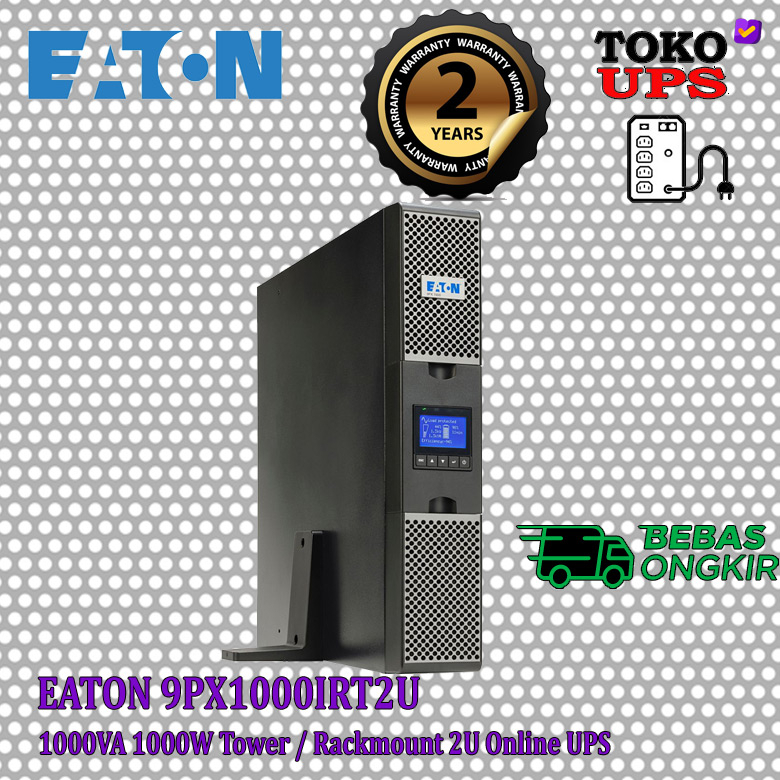 Eaton 9PX11KTF11MG2 UPS 7U Rack/Tower 11000VA/11000W dengan Baterai VRLA dan Efisiensi Hingga 97%