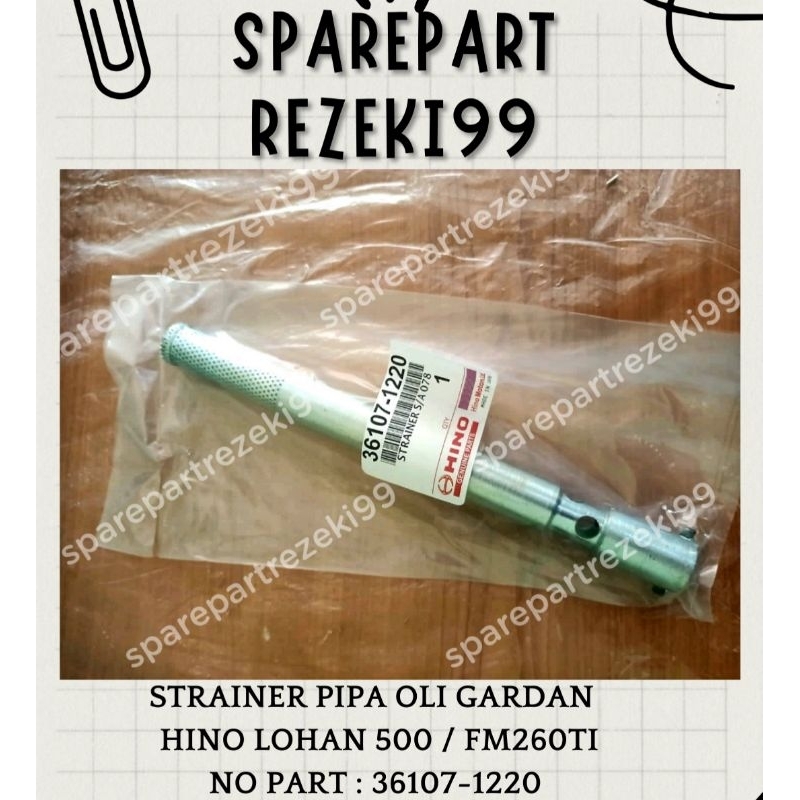 Strainer Oli Gardan HINO 500/ Fm260Ti