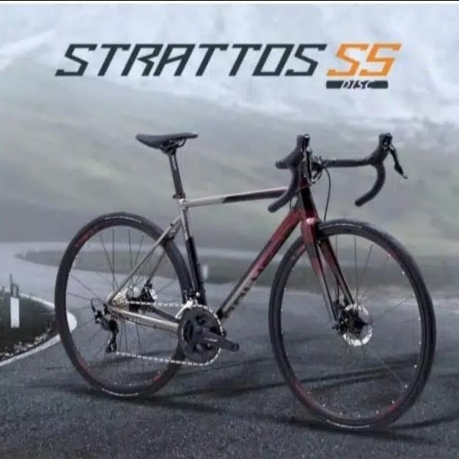 PROMO 700C POLYGON STRATTOS S5D TA SEPEDA BALAP - GOWES LAJU