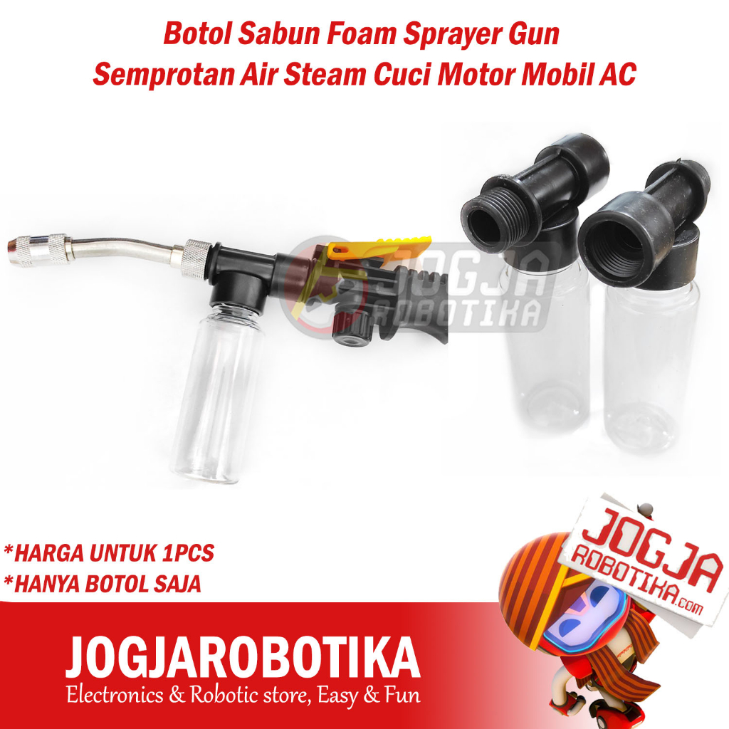 Botol Sabun Foam Sprayer Gun Semprotan Air Steam Cuci Motor Mobil AC