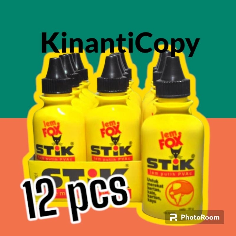 

Zyd 12 pcs Lem Fox Putih 60 gr