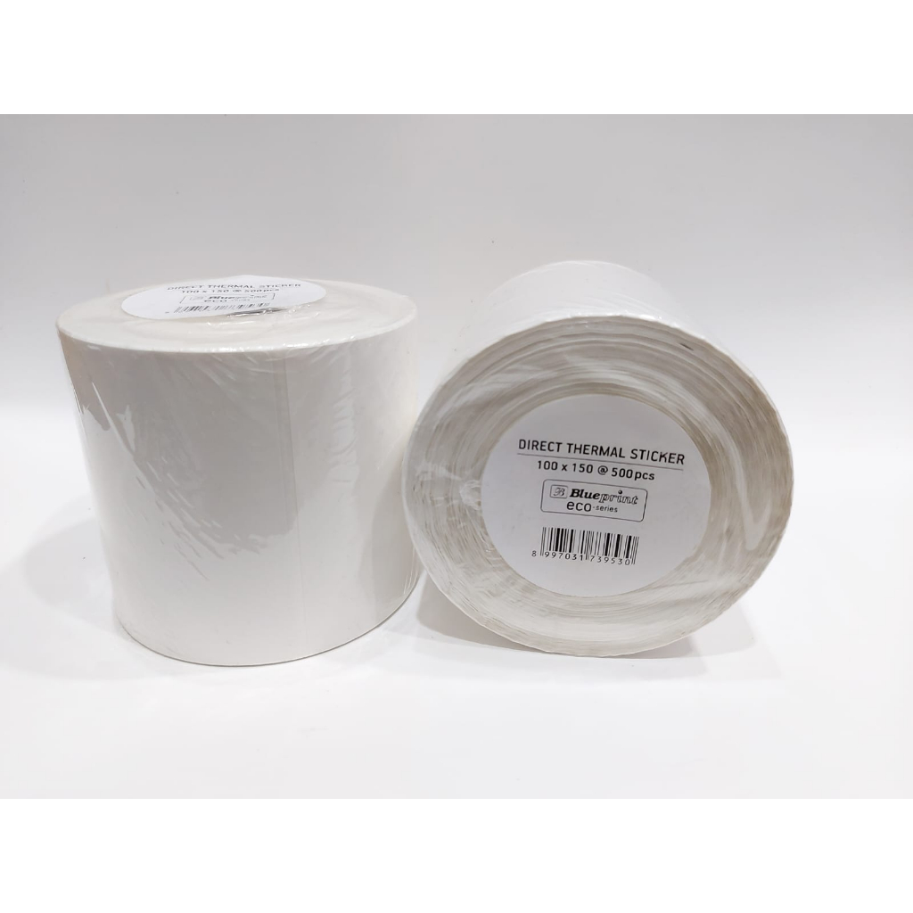 

BLUEPRINT Direct Thermal Sticker 100 x 150 Stiker Label ECO @500pcs