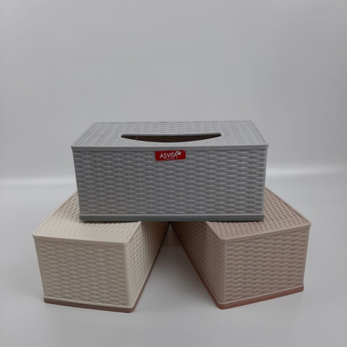 Tempat Tissue Asvita Kotak Tisu Plastik Tempat Tisu Wadah Tissue