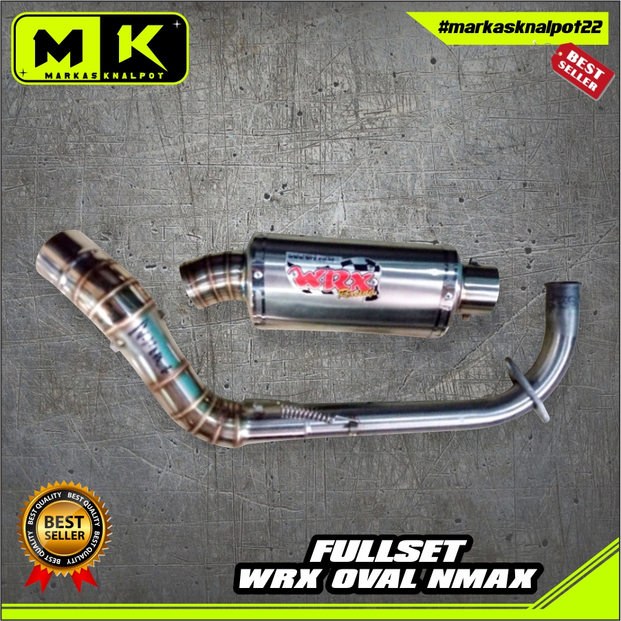 Knalpot Racing Wrx Oval Nmax - Aerox - Lexi - Pcx