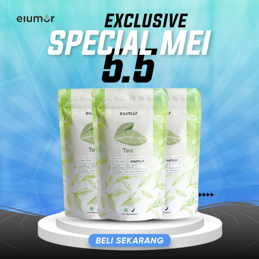 Elumor Slimming Tea Paket 3 - Teh Elumor Pelangsing Badan Terbaik