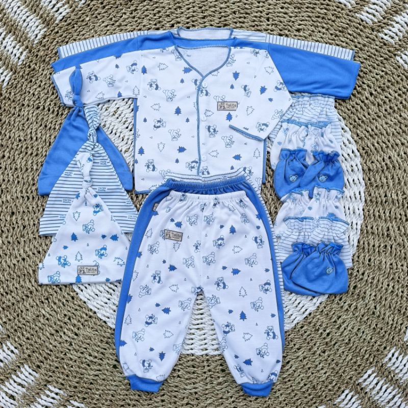 SET Lengkap Baju Bayi Baru Lahir Paket 15 PCS Newborn Seri Warna talitababywear