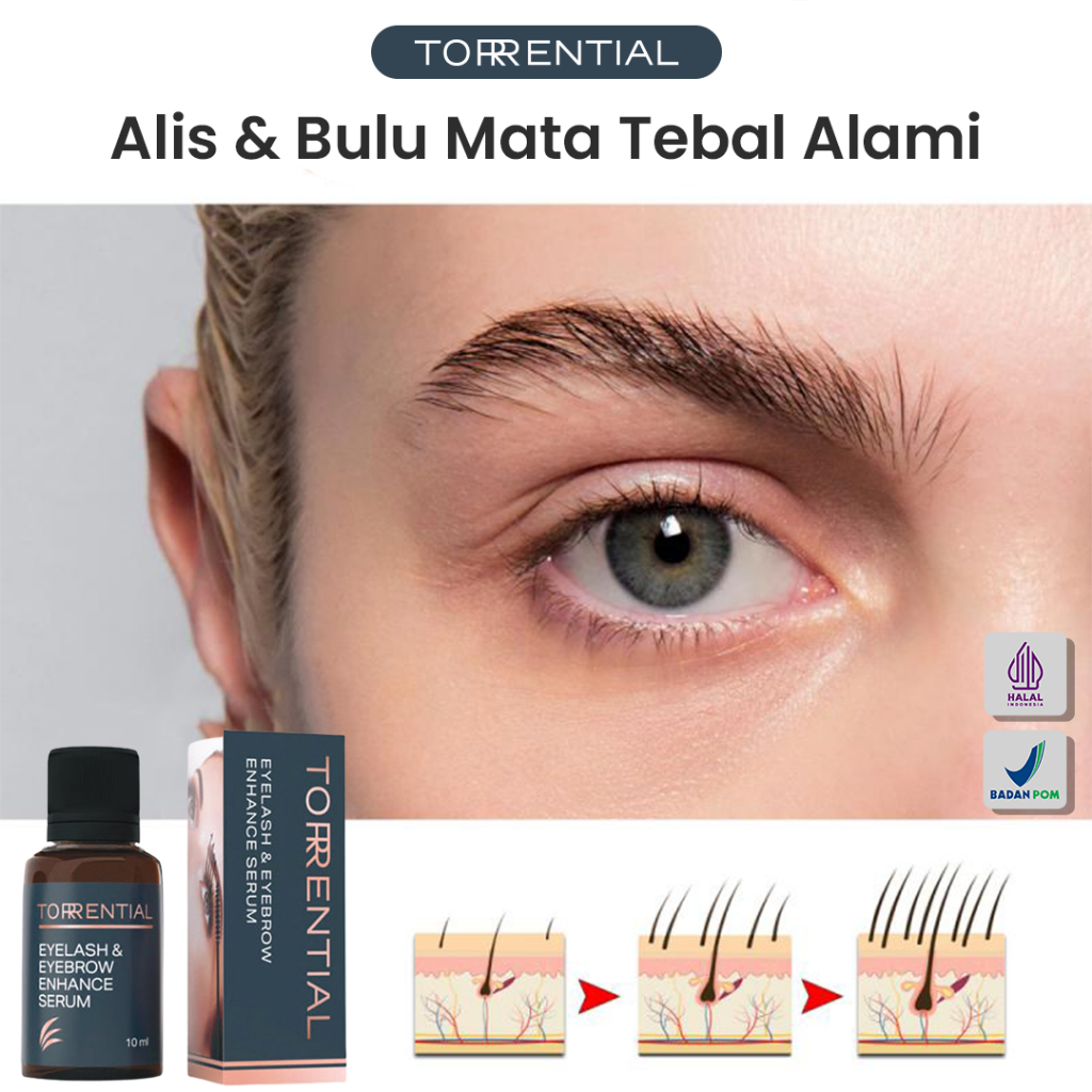 Torrential Eyelash Eyebrow Growth Serum Serum Penumbuh Bulu Mata Dan Alis Terbaik ORIGINAL