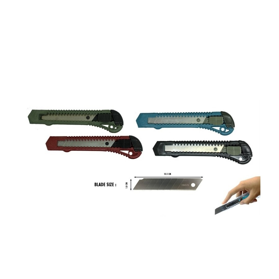 Pisau Cutter Besar / Pisau Cuter / Piso kater Pemotong Dus Yamata MMR Murah 1 Pcs