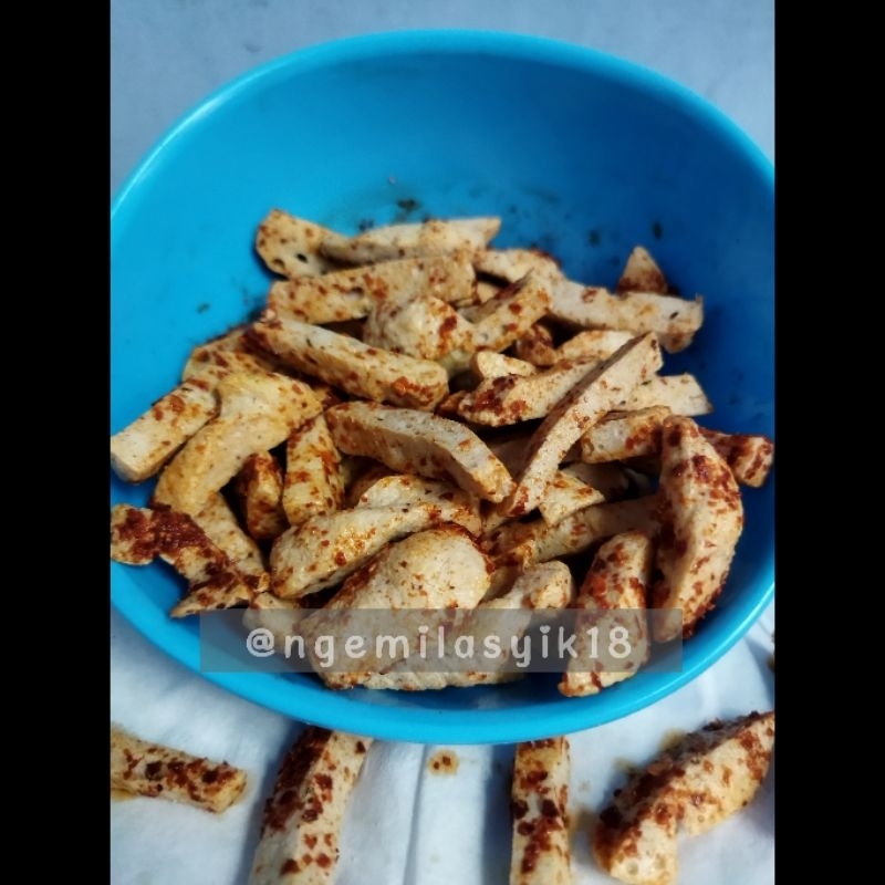 

Basreng kriuk daun jeruk 500gr (Pedas)