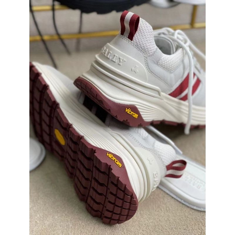 sepatu pria sneaker putih strip bal ly new p1shoes men shoes run away