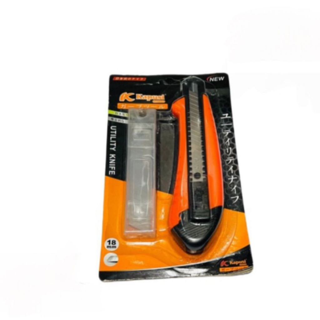 

Pisau Cutter (+5 Mata Cutter) Merek Kapusi K-0861