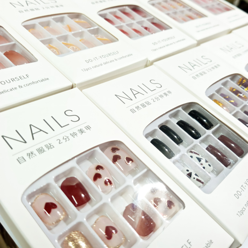 Kuku Palsu Dan Lem Fake Nail Art 3d Kuku Palsu Tahan Air