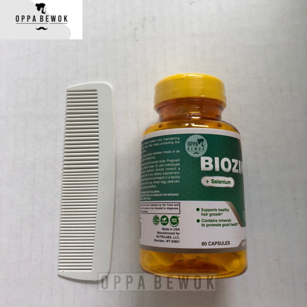 BIOZINC HAIR TREATMEN BIOTIN + ZINC memperbaiki rambut menumbuhkan rambut