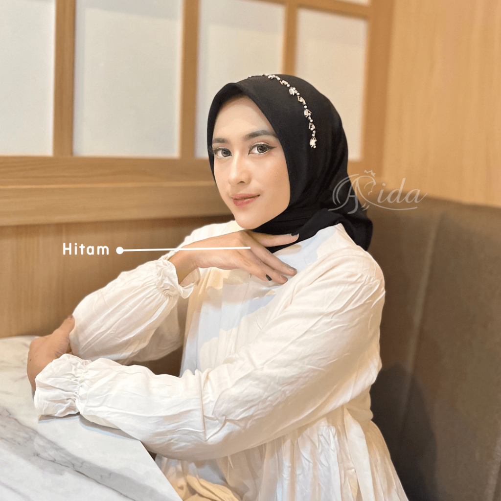 Segiempat Bella Payet Bando Pearly Polycotton Premium