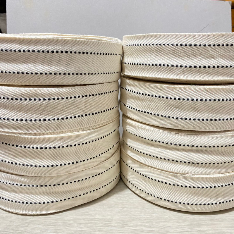 twill tape cotton,piterban katun 4,2 cm