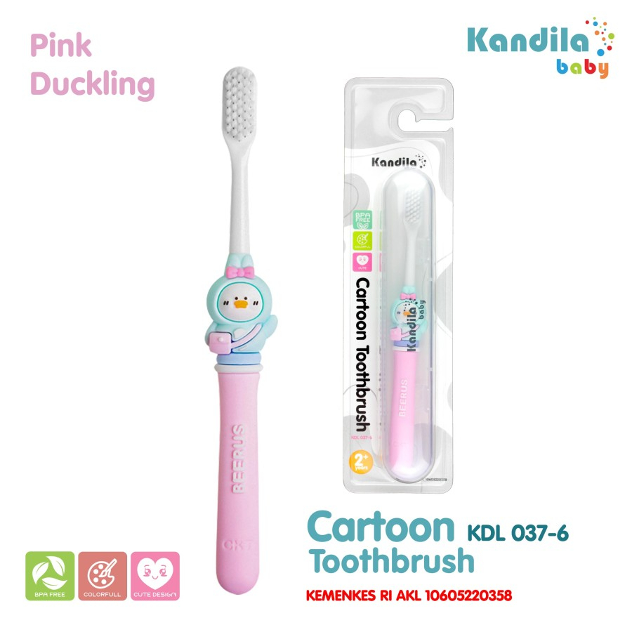 Sikat Gigi Bayi Anak Kandila Baby Cartoon Toothbrush / KDL 037-6