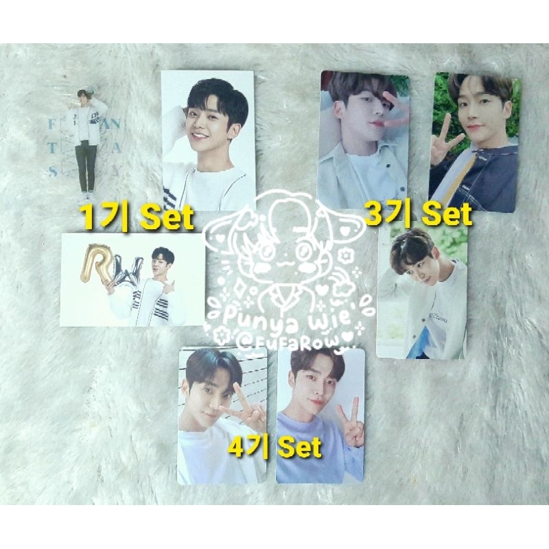 [READY] SF9 ROWOON Photocard Fankit Set (1기, 3기, 4기)