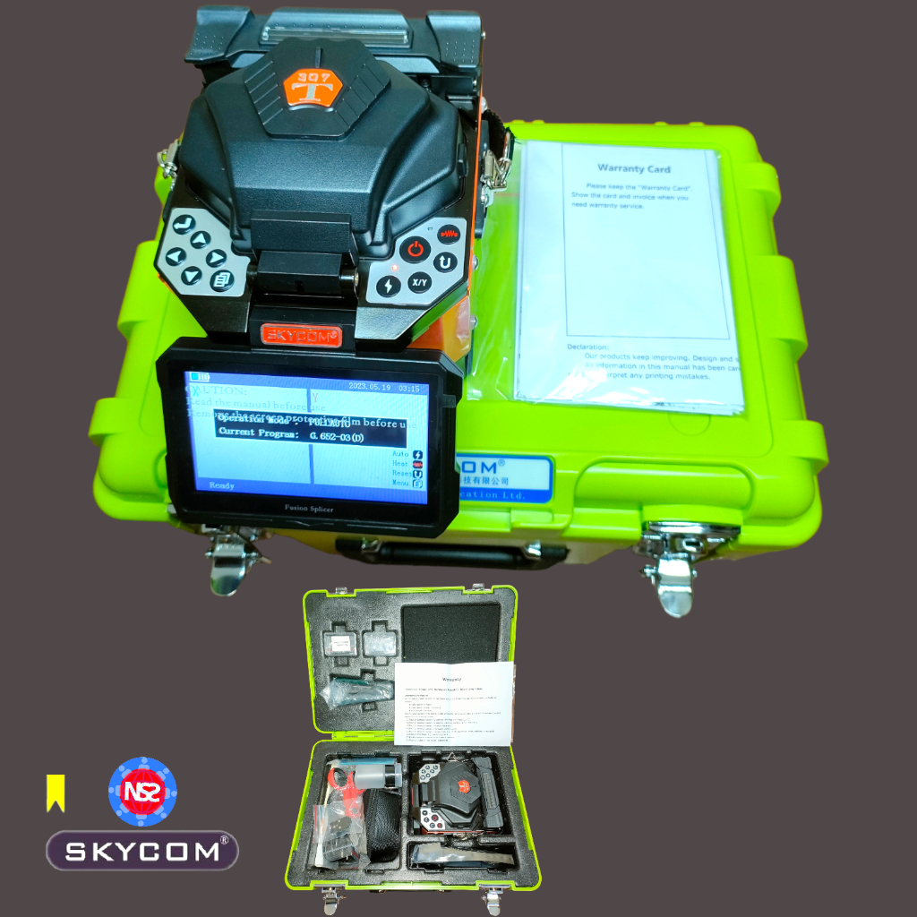 fusion splicer skycom t307H / fusion splicing skycom t307H