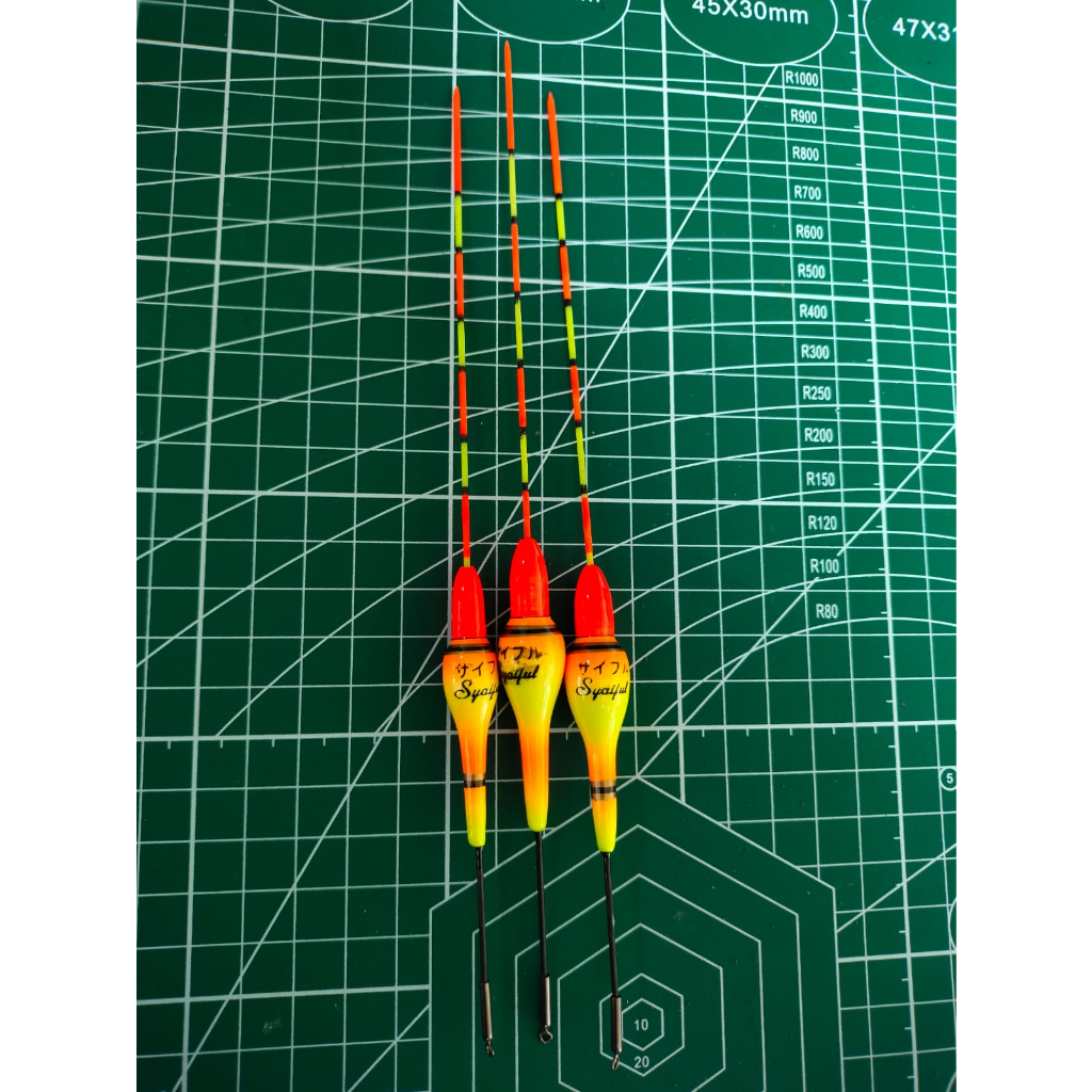 PELAMPUNG PANCING KUMBUL PANCING ANTI BADAI FIBER PANJANG 23 CM
