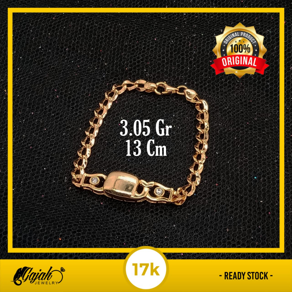 Gelang Anak Emas 17K - 3.05 Gr Kadar 750 - 5111