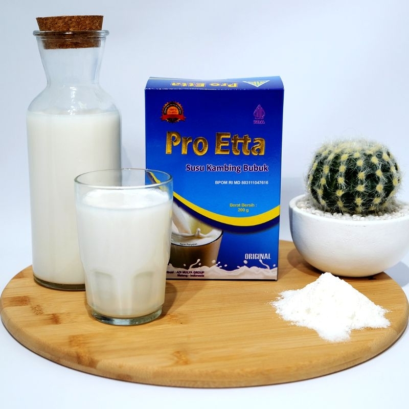 SUSU KAMBING BUBUK PRO ETTA ORIGINAL GOAT MILK POWDER DRINK SUSU ETAWA BUBUK ASLI SUSU KAMBING MURNI