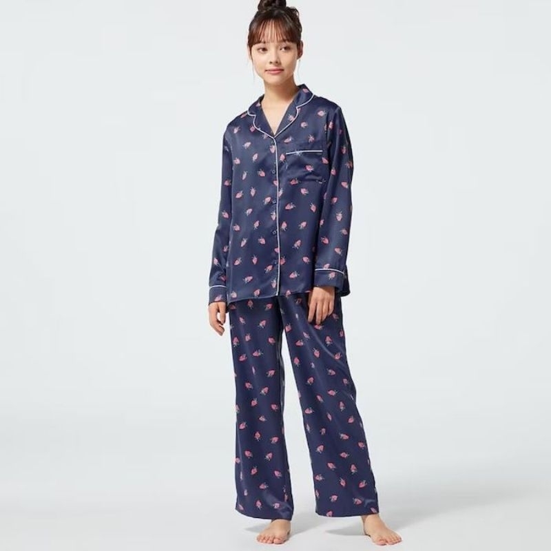 G** by unq** silk pajamas long set