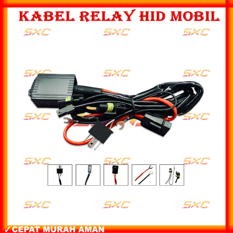 ORIGINAL KABEL RELAY BILED MOBIL RELAY SUPER 2 BILED | KABEL RELAY HID MOBIL 2 LAMPU | RELAY MOBIL