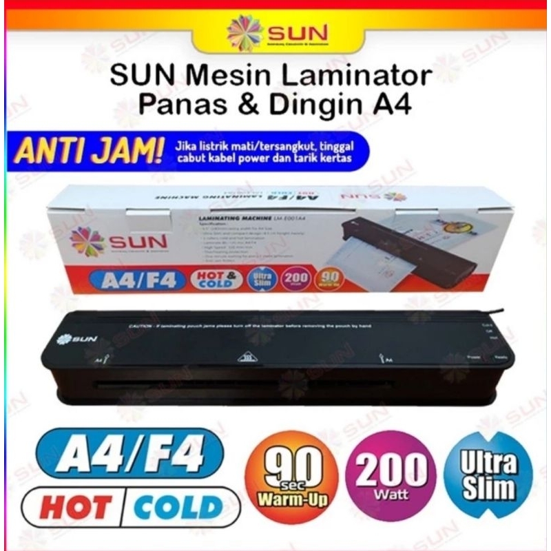 

Mesin Laminating Panas & Dingin A4/F4 (240 mm) - LME001A4