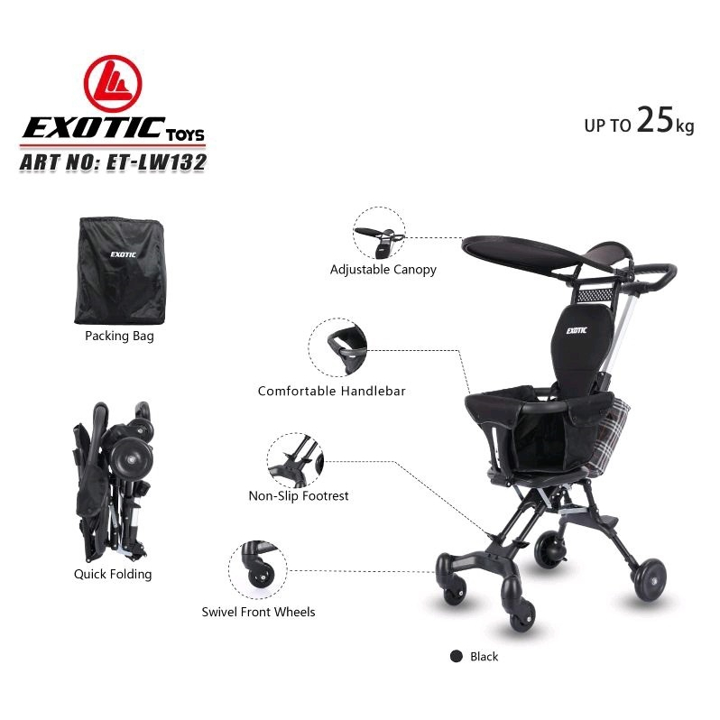 Magic Stroller Exotic LW 132 stroller Exotic lw132
