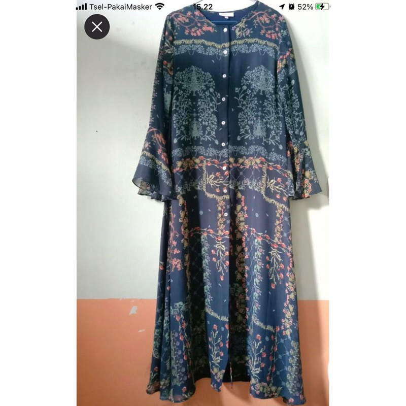 gangga long tunik ria Miranda preloved