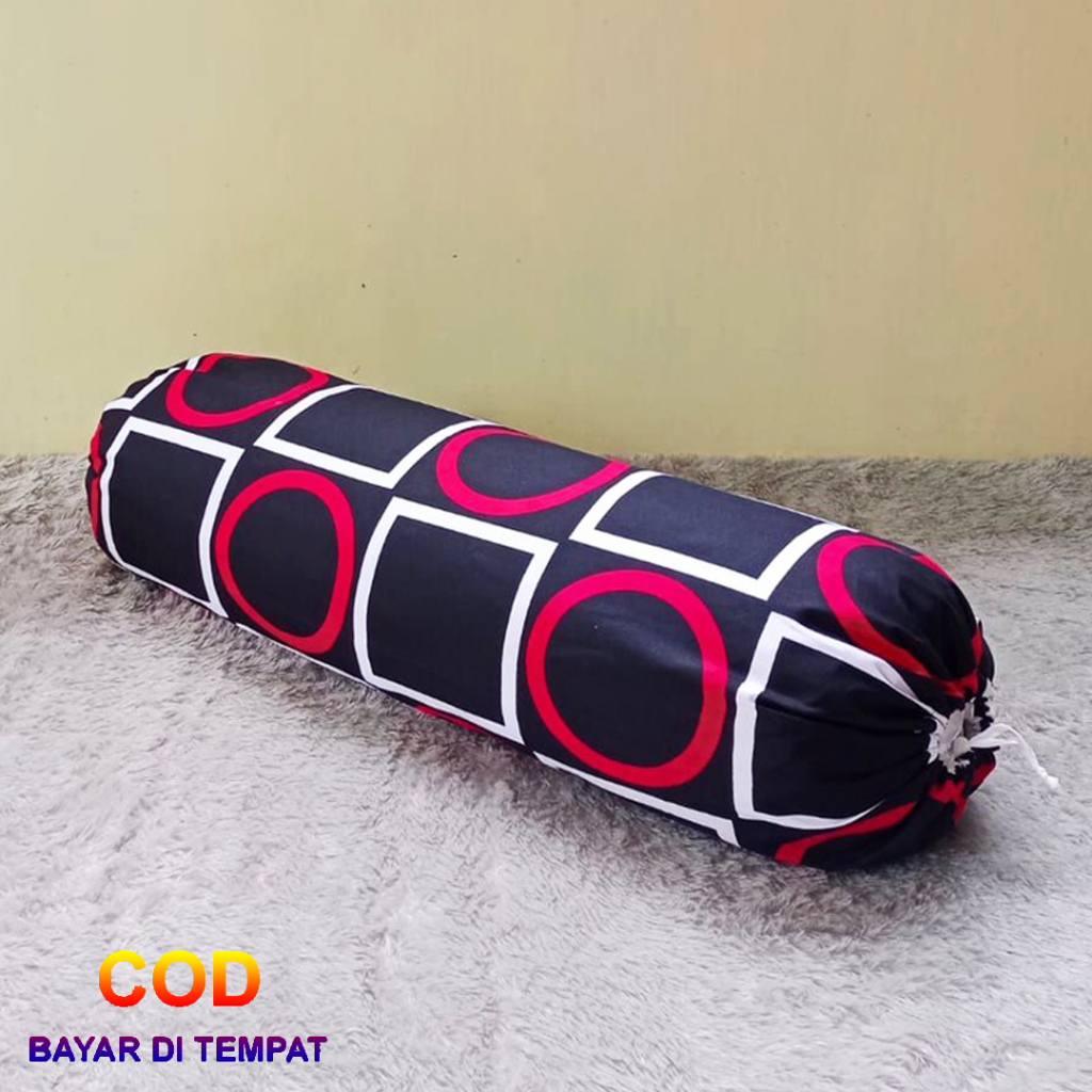 ✅COD Sarung Bantal Guling Panjang 35x95 Cm Kain Katun Aneka Motif Dekorasi Kamar Aesthetic Perlengkapan Rumah