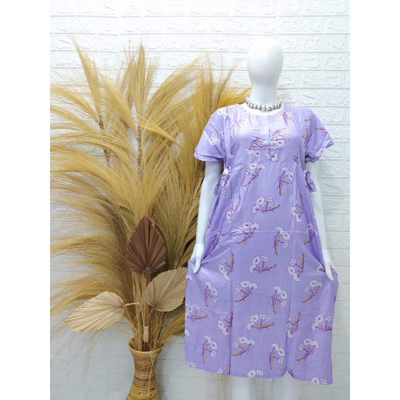 Daster Centini Tali Samping Busui Bunga / sakura