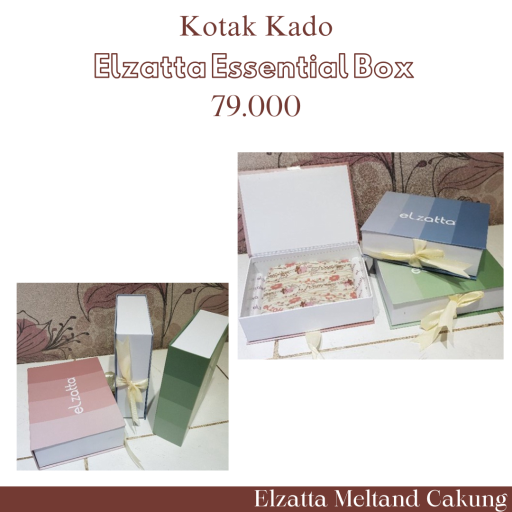 

Elzatta Essential Box kotak kado premium Giftbox kardus tebal