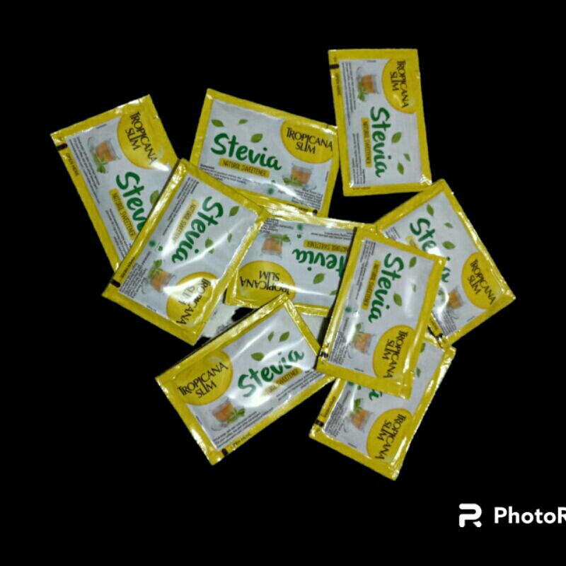 

Tropicana Slim Stevia Natural Sweetener per Sachet 2,6gr gula stevia pemanis minuman dan makanan