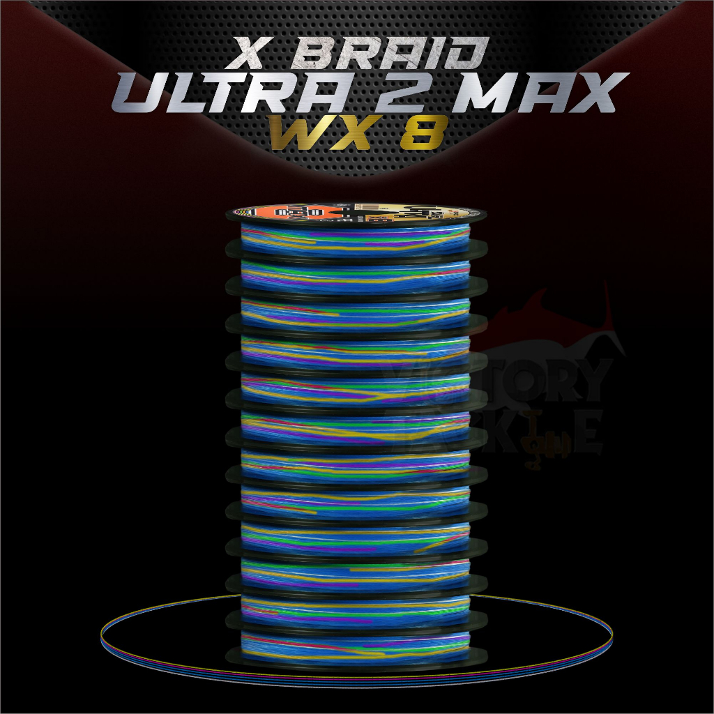 Senar Pancing | Benang Pe | YGK X-Braid Ultra Max WX8 Connecting 100 Meter