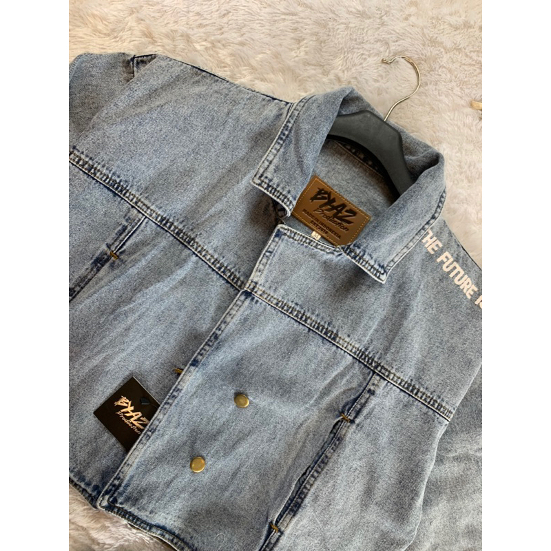 Jacket Jeans Crop Women BYAZ