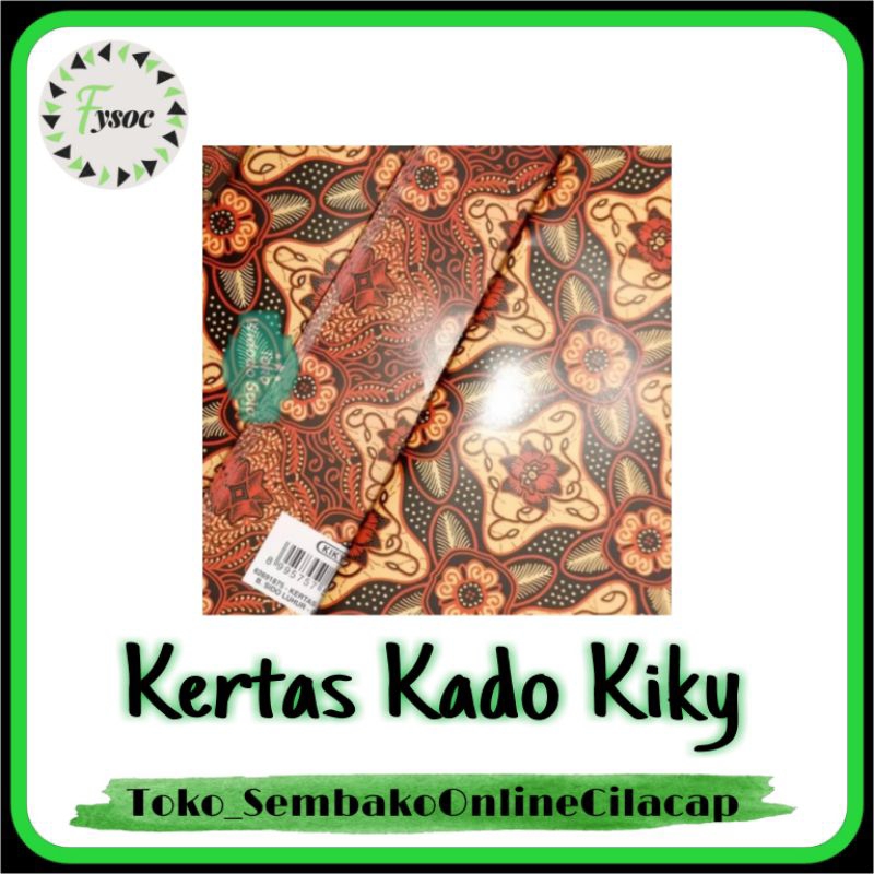 PROMO!!! KERTAS KADO KIKY PER LEMBAR