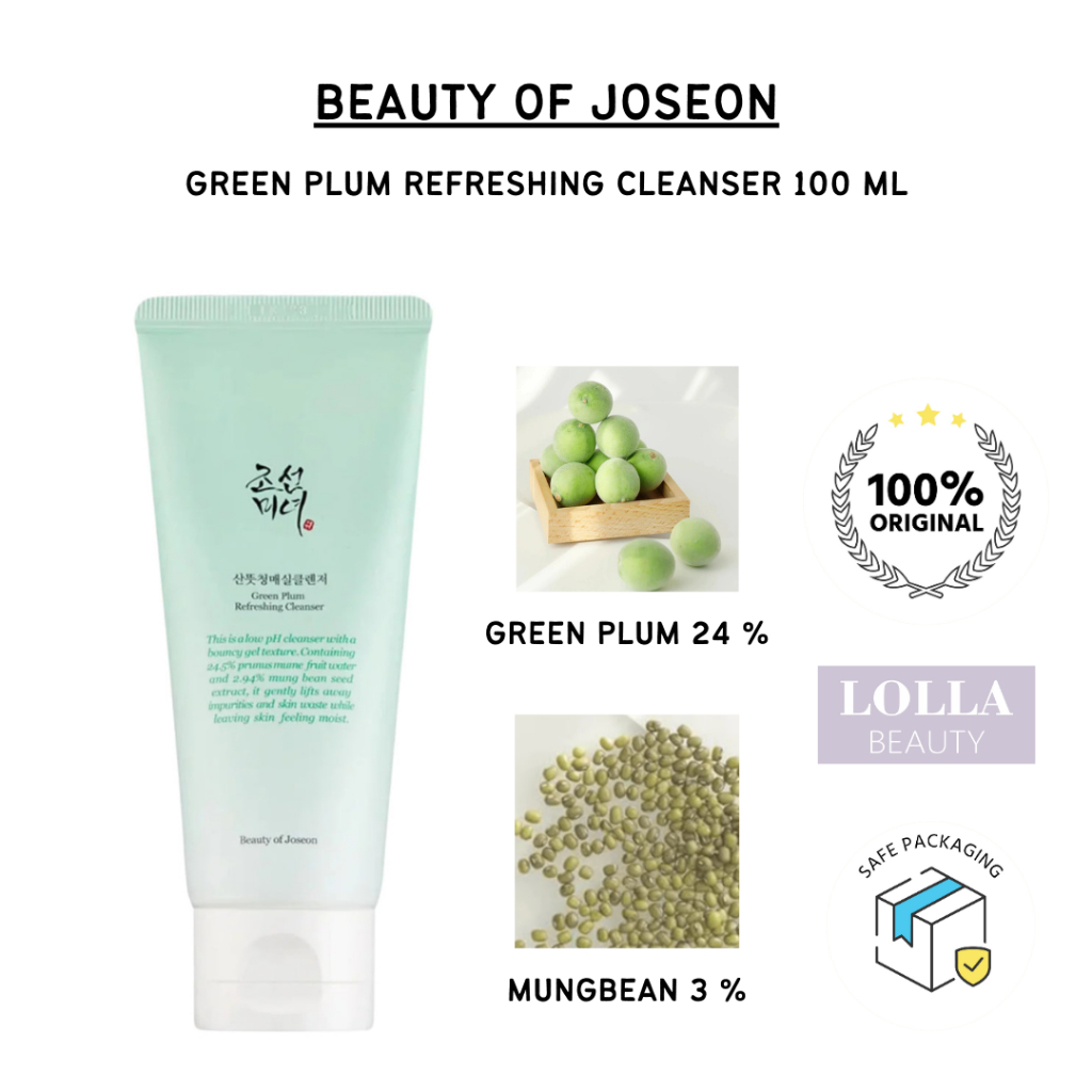 BOJ Beauty Of Joseon - Green Plum Refreshing Cleanser 100 ml ( Exp 03-2026 )