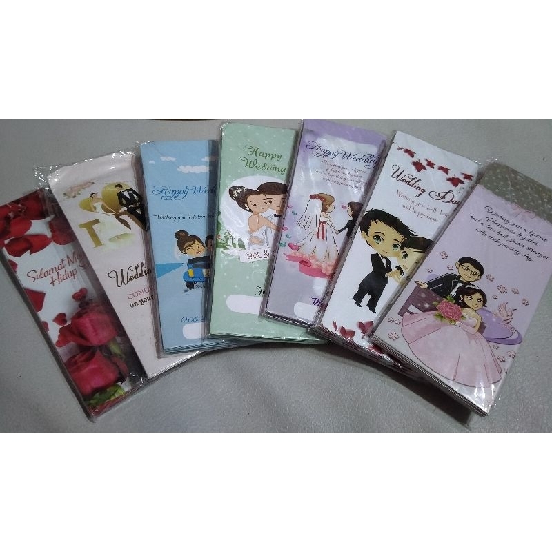 

Amplop wedding | amplop duka | amplop lekas sembuh | 1pack isi 10pcs