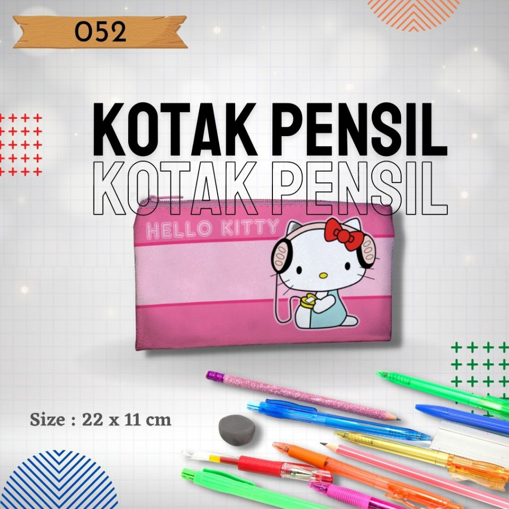 

Tempat Pencil, Pena untuk TK,SD,SMP,SMA,dan Mahasiswa Gambar Hello Kitty 052 Serbaguna Murah Dan Kualitas Terjamin.