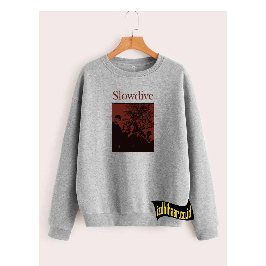Sweater Crewneck Pria terbaru  SLOW DIVE / Switer Cowok Cewek Sweatshirt Premium Distro Size M- XXL