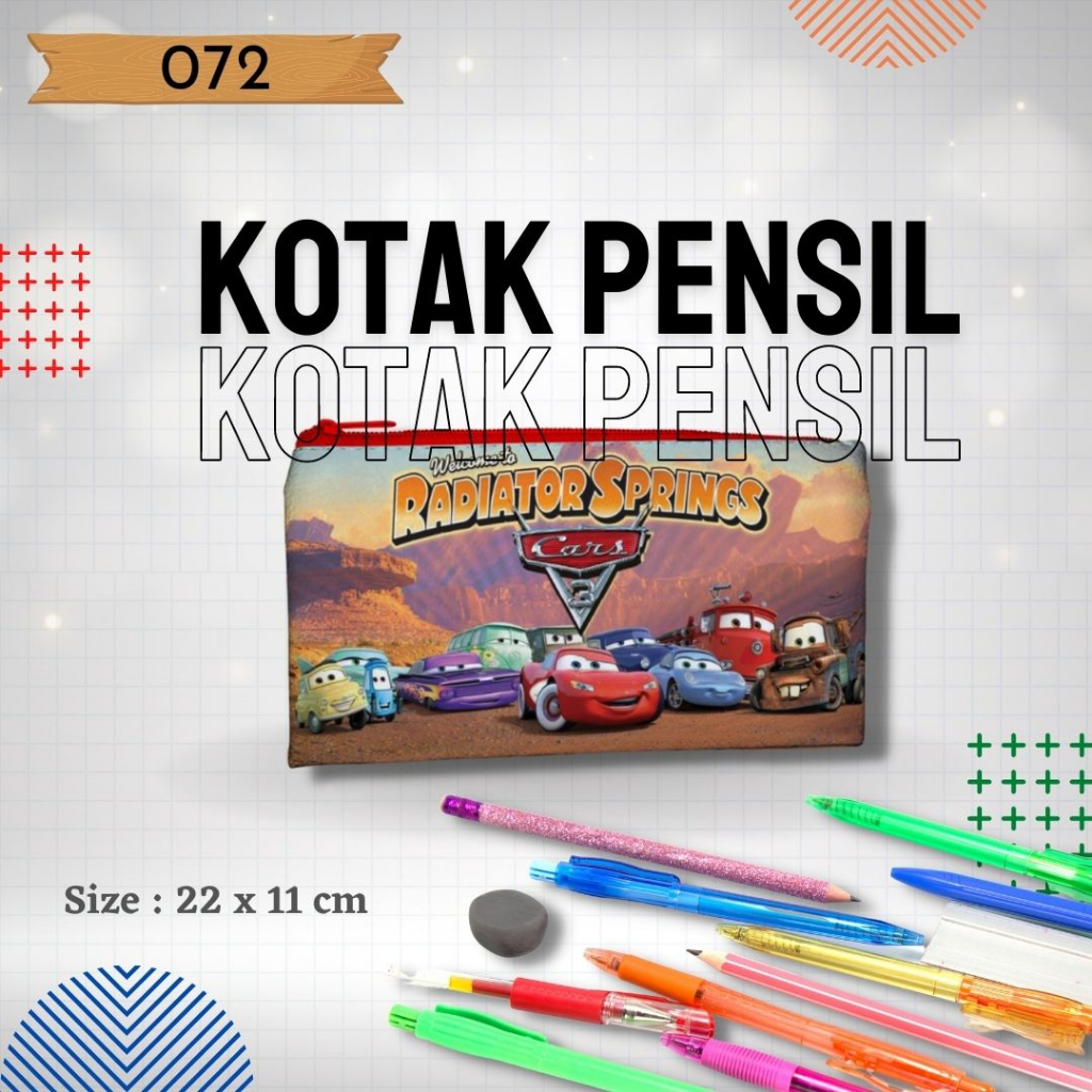 

Tempat Pencil, Pena untuk TK,SD,SMP,SMA,dan Mahasiswa Gambar Radiator Springs 072 Serbaguna Murah Dan Kualitas Terjamin.
