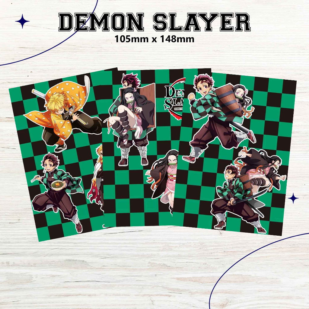 

STIKER PACK AESTHETIC DEMON SLAYER #2 | JOURNALING STICKER | DECORATION STICKER