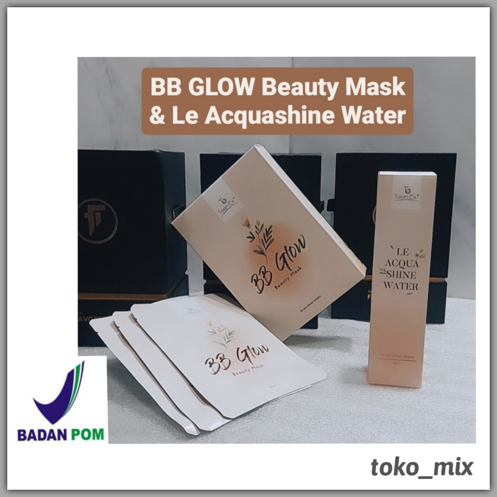 BB GLOW Beauty Mask &amp; Le Acquashine Water | BB Glow Mask LVIORS