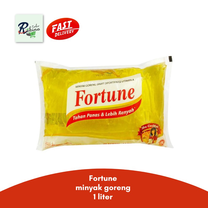 

Minyak Goreng Fortune kemasan bantal 1 liter