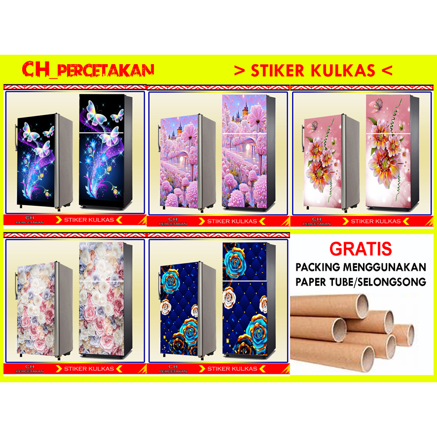 STIKER KULKAS, WALLPAPER KULKAS