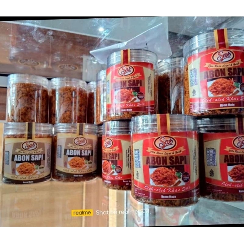 

SAE Abon sapi manis toples 125 gr