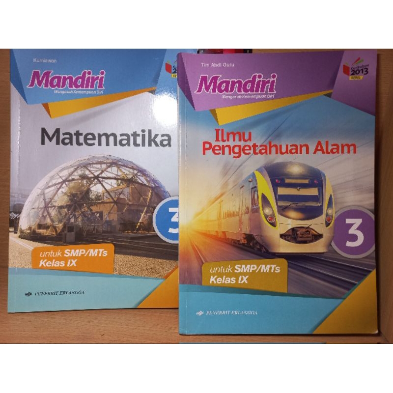 Buku Mandiri matematika kelas 9 second | buku mandiri IPA kelas 9 second